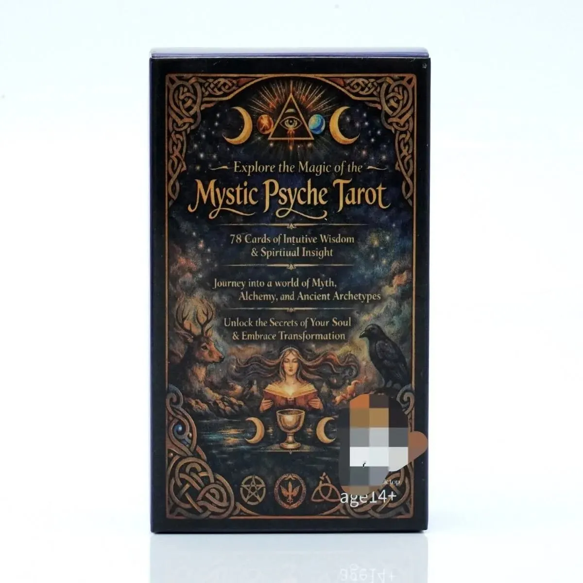 Mystic Psyche Tarot Deck – 78-Card Set for Intuitive Wisdom Spiritual Growth and Archetypal Exploration — image 4