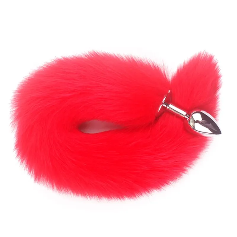 Fox Tail Anal Plug Sex Anal Toy Butt Plug For Women Adult Sex Toy Stainles Steel Anal Plug Smooth Butt Plug Cosplay Sex Toy