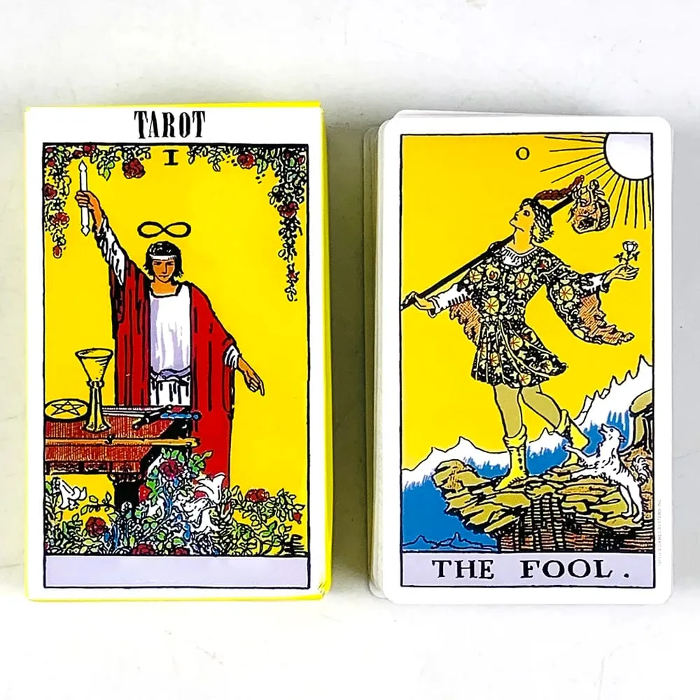 Hot-selling Tarot Deck 78 Cards English Version Divination Tarot Cards Board Games Cards Game with Guidebook For Beginners — image 2