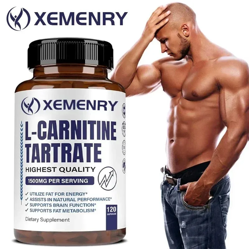 Kapsul Premium L-Carnitine Tartrate 1500 mg - Pengeluaran Tenaga Semulajadi Menyokong Metabolisme — image 1