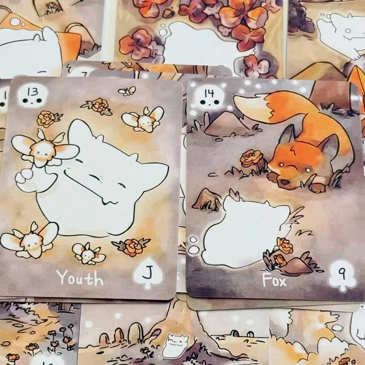 38pcs Lenormand Series Cards -Lil Phantasm Lenormand Oracle Deck English Tabletop Cards For Parties Precognition & Divination — image 3