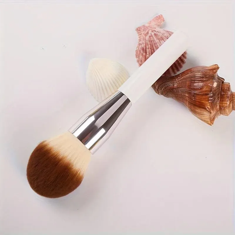 Big Size Powder Makeup Brushes Quick Powder Contour White Handle Synthetic Hair Make Up Brush Beauty Tools Cosmetics — image 3