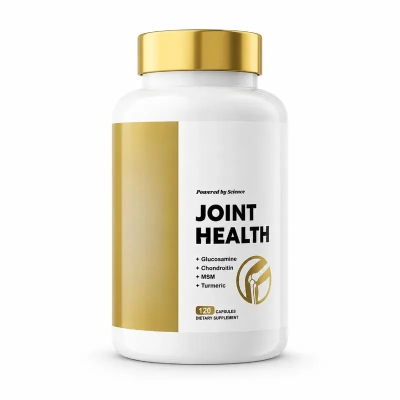 Joint Health Capsules with Glucosamine Sulfate Chondroitin Sulfate MSM Turmeric Boswellia Extract Mobility Support 120 Capsules