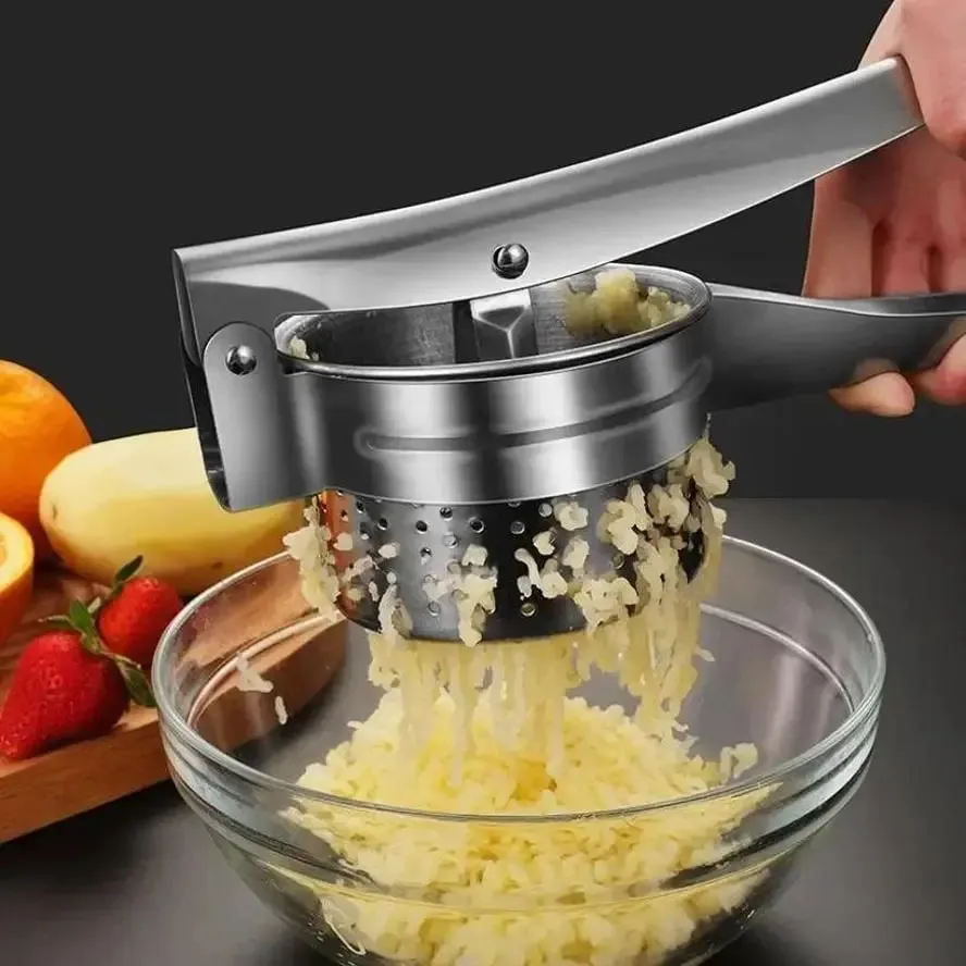 1 Pcs Stainless Steel Potato Machine For Potato Fruit Vegetable Juicer Presser Potato Mashers Ricers Kitchen Cooking Tools — image 3