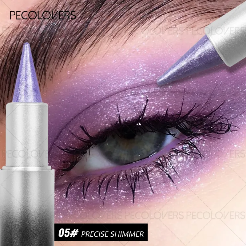 1 Pc Monochromatic Glitte Shiny Eyeshadow Pen & Eyeshadow Stick Beautiful Eye-cathing Eye Makeup Look Perfect Gifts — image 10