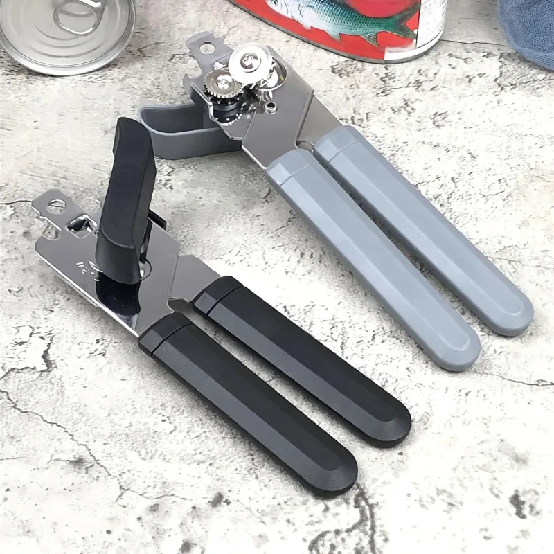 1pc Stainless Steel Multifunctional Professional Can Manual Can Opener Craft Beer Grip Can Opener Bottle Opener Kitchen Gadgets — image 2