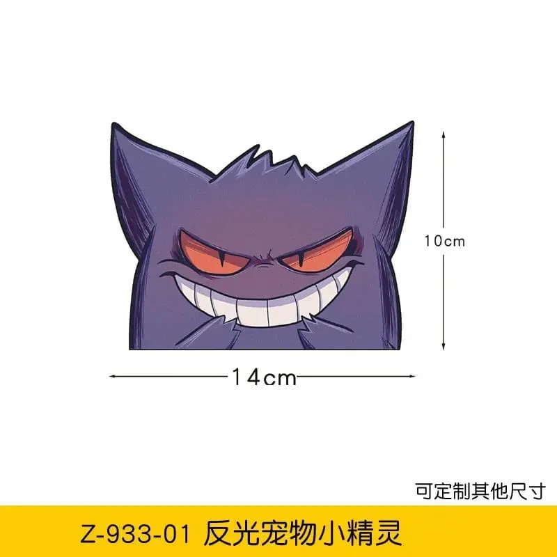 20styles Pokemon Car Stickers Anime Figure Pikachu Gengar Eevee Charmander Cute Cartoon Doll Creative Sticker Birthday Gifts — image 12