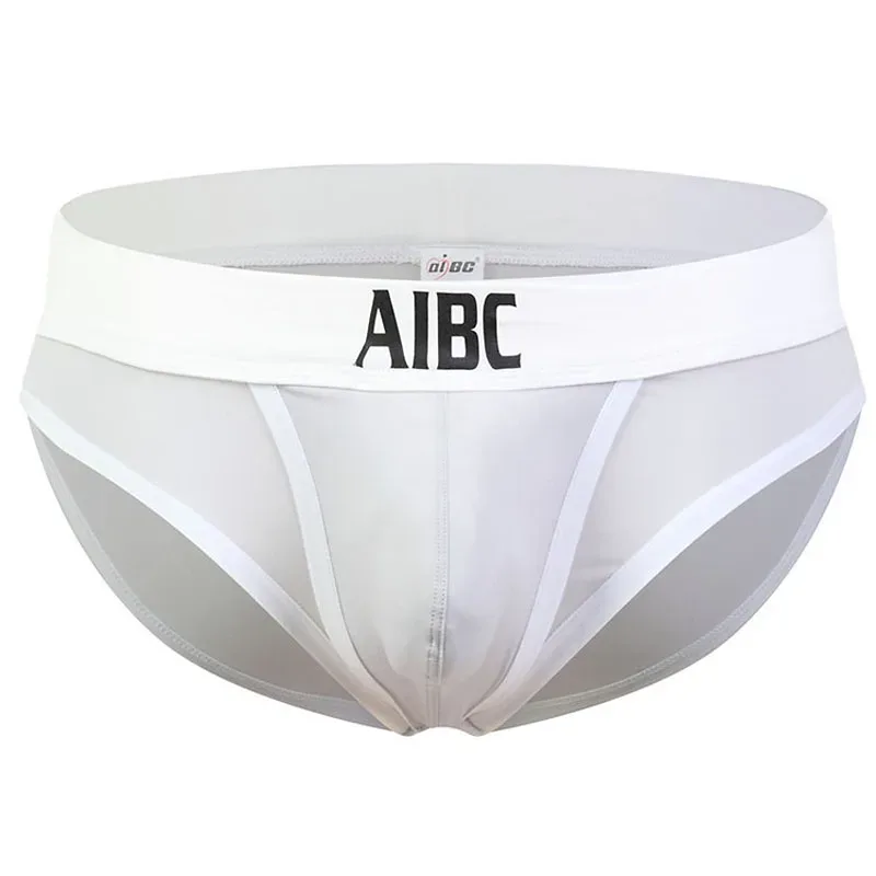 Ice Silk Underwear For Men Big Pouch Open Front Briefs Low Rise Underpants Gun Separation Breathable — image 26