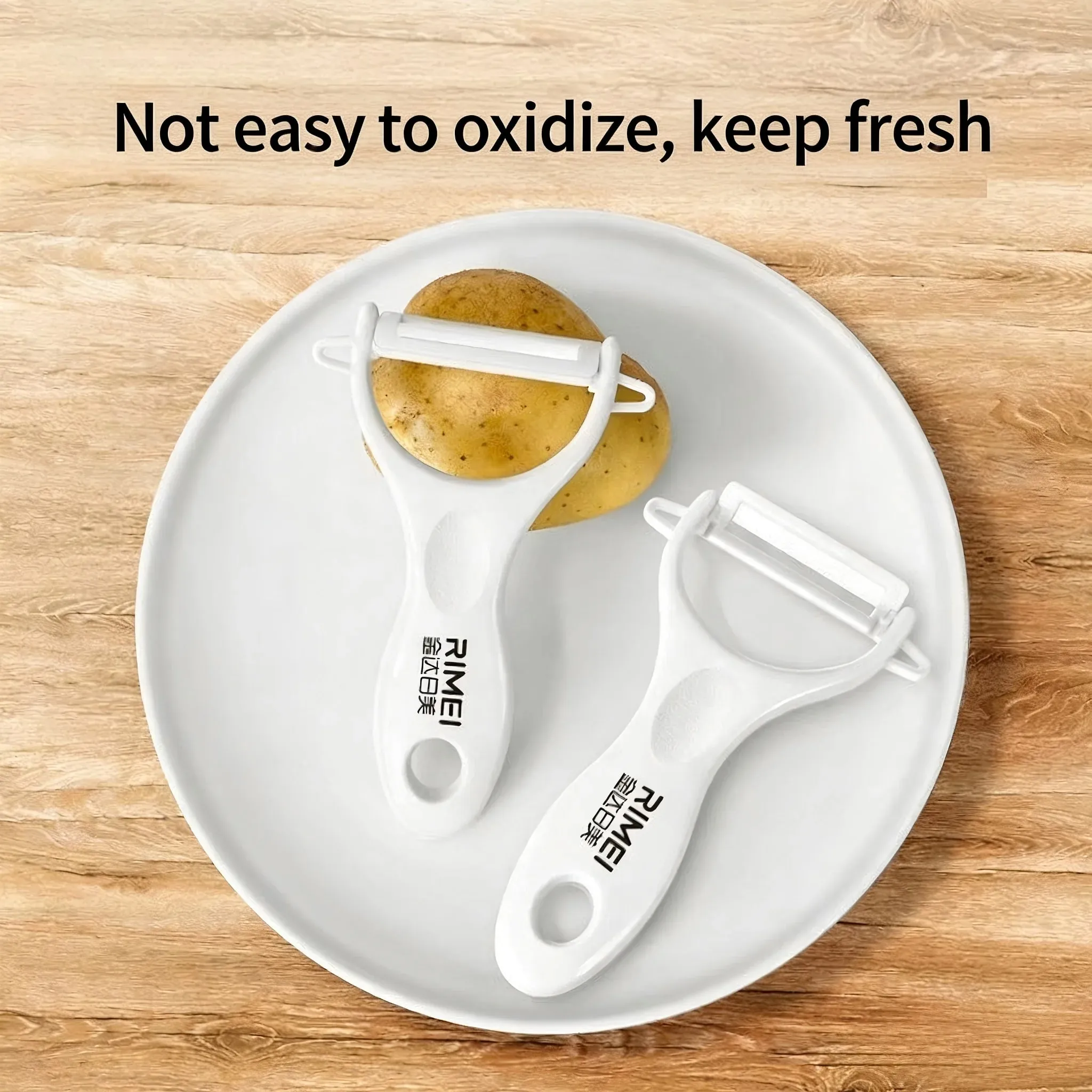 Ceramic Vegetable Peeler Household Kitchen Gadgets Multi-functional Peeler for Potatoes Carrots Cucumbers and Fruits — image 5