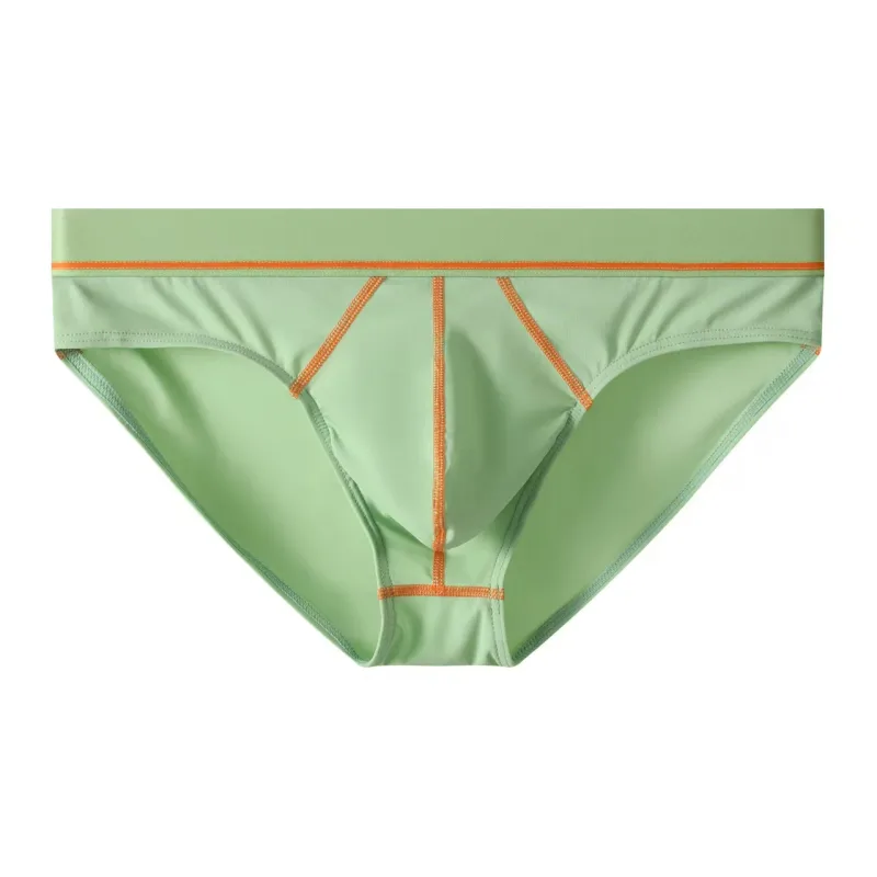 Men's ice briefs briefs Men's sensible pouch sports wicking sweat breathable mid-waist shorts — image 5
