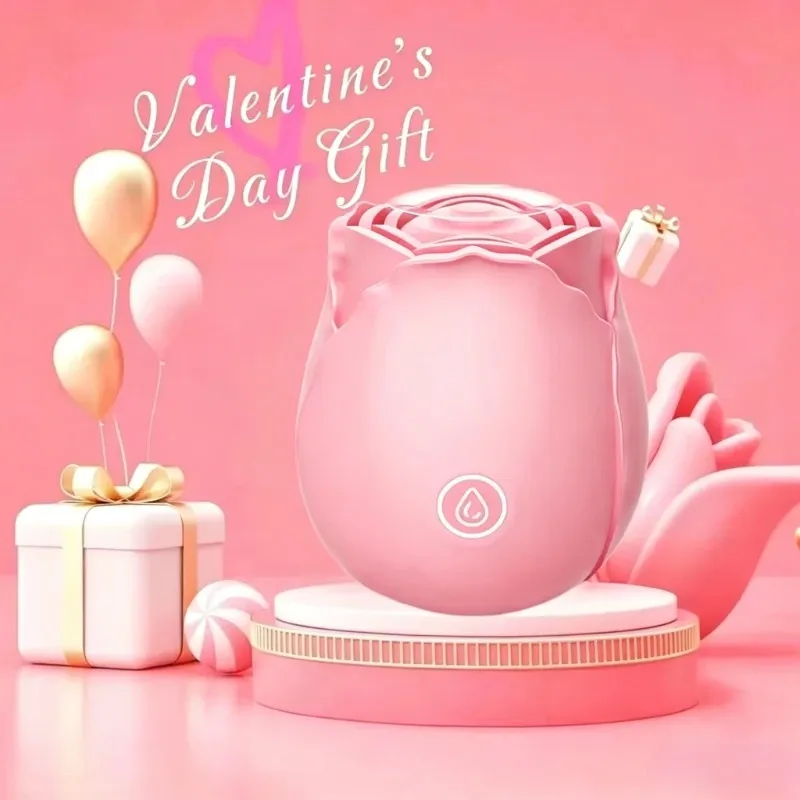 Women Vibrator Powerful Rose Sucking G-Spot Vagina Stimulator Suction Nipple Oral Massager Sex Toys for Couples — image 5