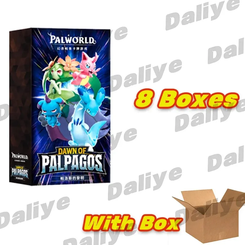 New Genuine Palworld TCG Cards Simplified Chinese Palworld Official Card Game DAWN OF PALPAGOS Collection Trading Cards Toys
