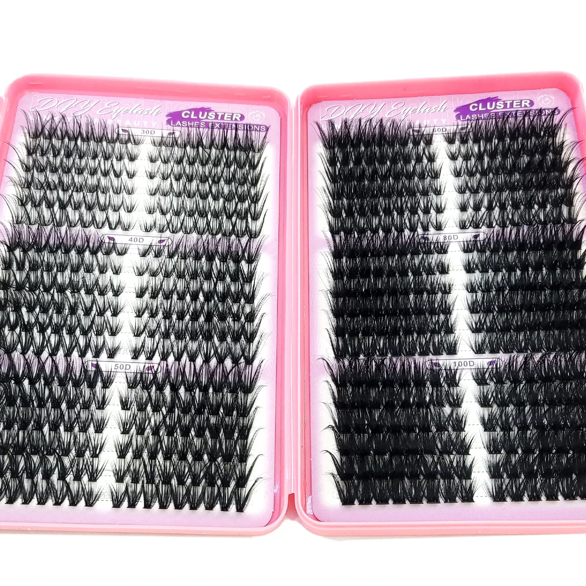 36 row fluffy eyelash bundle left and right eyelashes extended 30-100D independent eyelashes cat eye eyelash extension — image 4