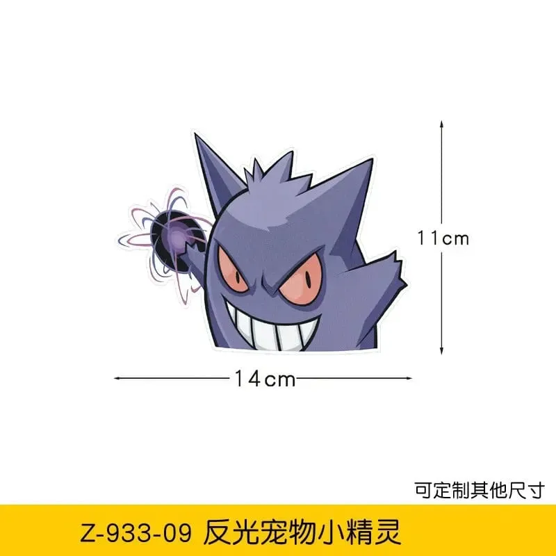20styles Pokemon Car Stickers Anime Figure Pikachu Gengar Eevee Charmander Cute Cartoon Doll Creative Sticker Birthday Gifts — image 16
