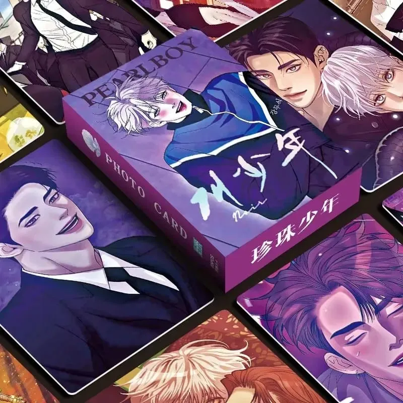55PCS Κορεατικά Manhwa Holographic Cards Photo - Jooha & Dooshik Συλλεκτικές κάρτες LOMO Τέλειο δώρο για θαυμαστές