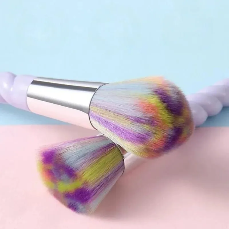 Colorful 10-Piece Makeup Brush Set Crystal Handle Concealer Brushes Beauty Health Cosmetic Tools Make Up Tools — image 3