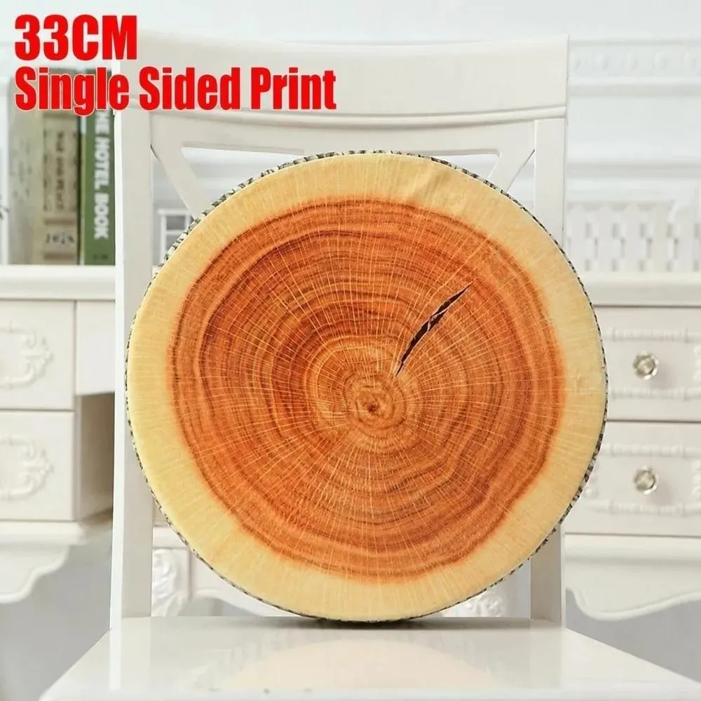 Cute Round Fruit Pillow Simulation Plush Fabric Seat Cushion Fruit Slice Print Stuffed Inner Plush Pillow Sofa Decor — image 17