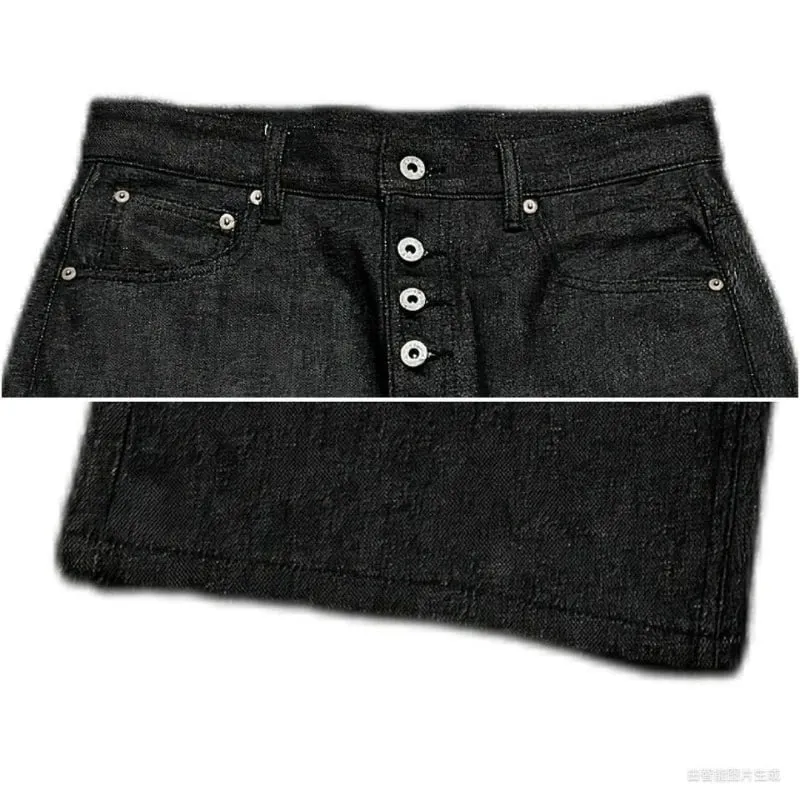 Mens Jeans Harajuku Summer Hong Kong Style Letter Print Denim Pants Hip Hop Ins High Street Trendy Loose Cool Fashion Trousers — image 5