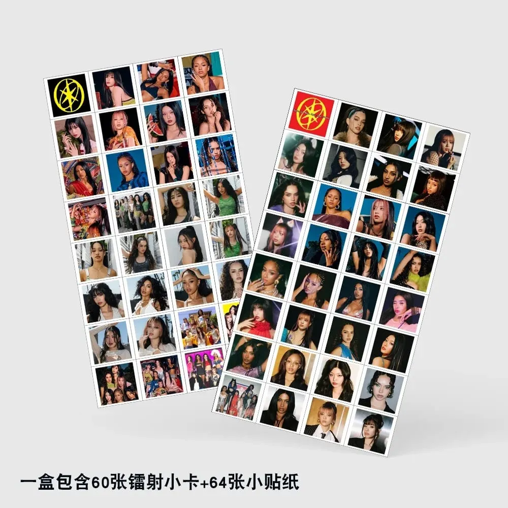 124PCS Korean Hot Idol MANON SOPHIA DANIELA LARA MEGAN YOONCHAE Self Made HD Lomo Cards Fans Collect Small Crds Fans Gifts — image 6