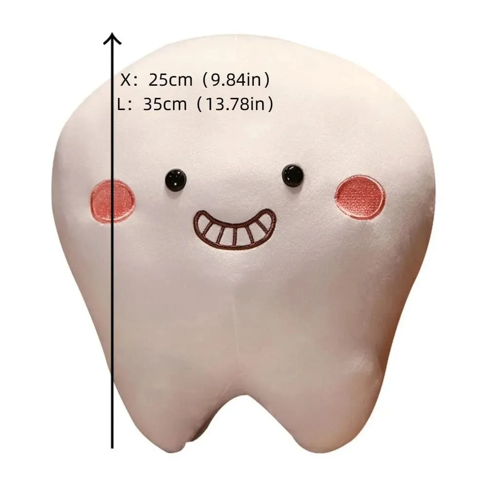 Soft Pillow Tooth Plush Toys Creative Cushion Children Gits Teeth Stuffed Pillow Cartoon Design Oral Teeth Throw Pillow — image 5