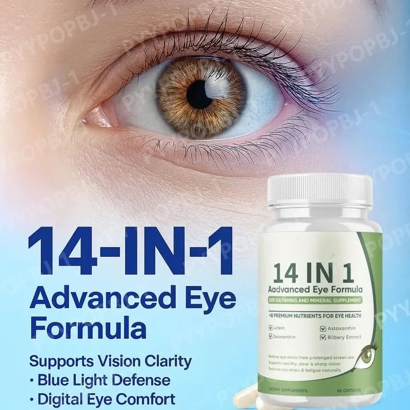 60 Count Eye Health Capsules with Lutein Zeaxanthin Daily Visual Comfort Support Eye Nutrition Supplement — image 6