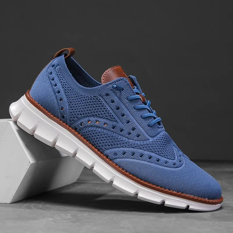 Men's Casual Shoes Mesh Breathable Business Office Shoes Designer Comfortable Soft Soled Fashion Shoes Sports Slip On Sneakers — image 8