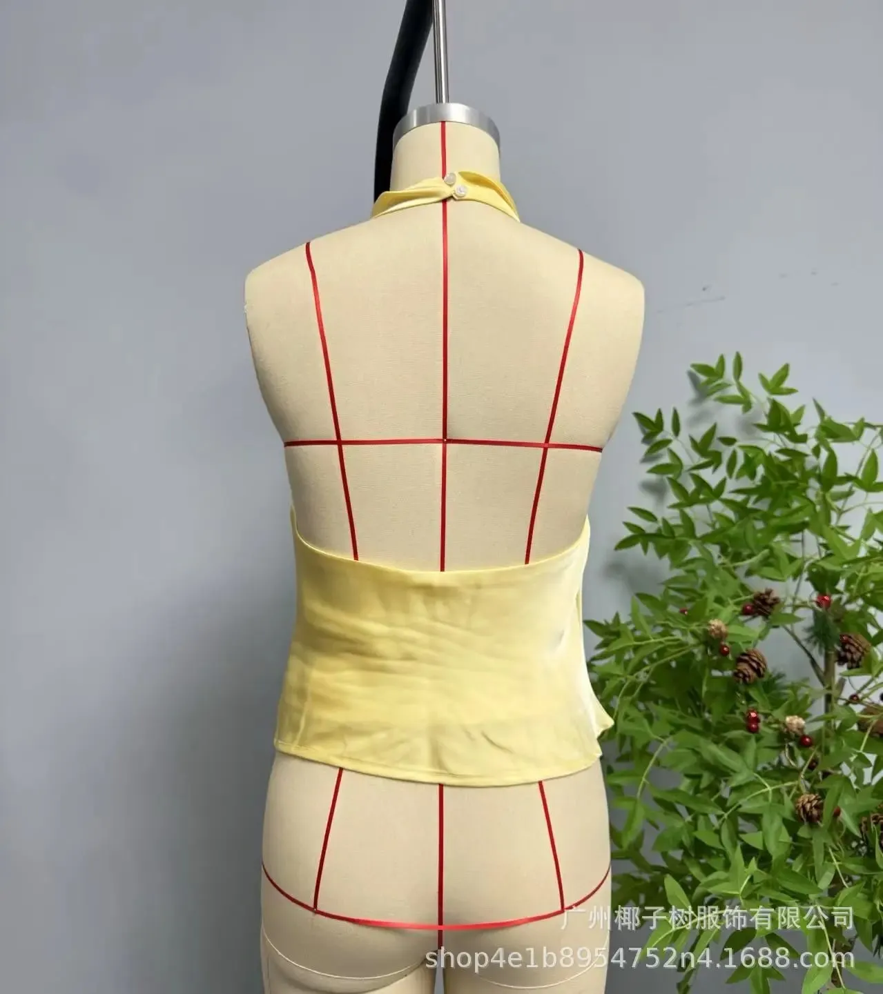 Women's Satin Halter Neck Sleeveless Top Summer Elegant Draped Collar Blouse Smooth Chic Office Party Wear Evening Outings — image 8