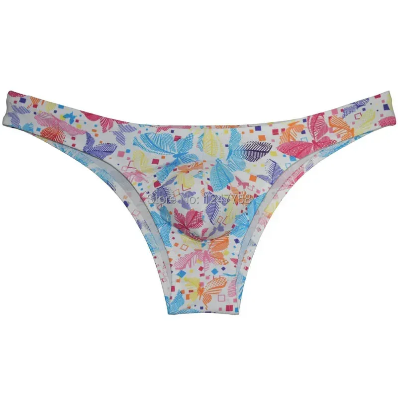 Mens Nylon Briefs Mens Bikini Briefs Underwear Cheeky Briefs Low-rise Swimwear Hipster Mini Trunks Panties Mens Lingerie — image 5