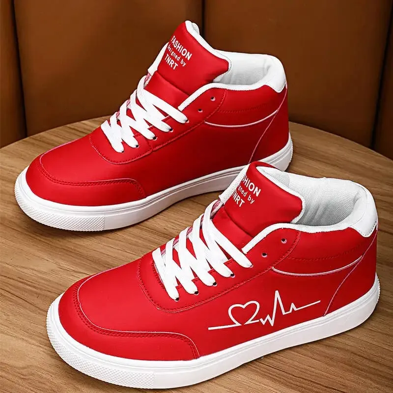 Sneakers Man Vulcanized Sneakers Male Comfortable High Top Shoes Light Men Autumn Spring 2025 Fashion Mens Shoes Vulcanize Shoes — image 6