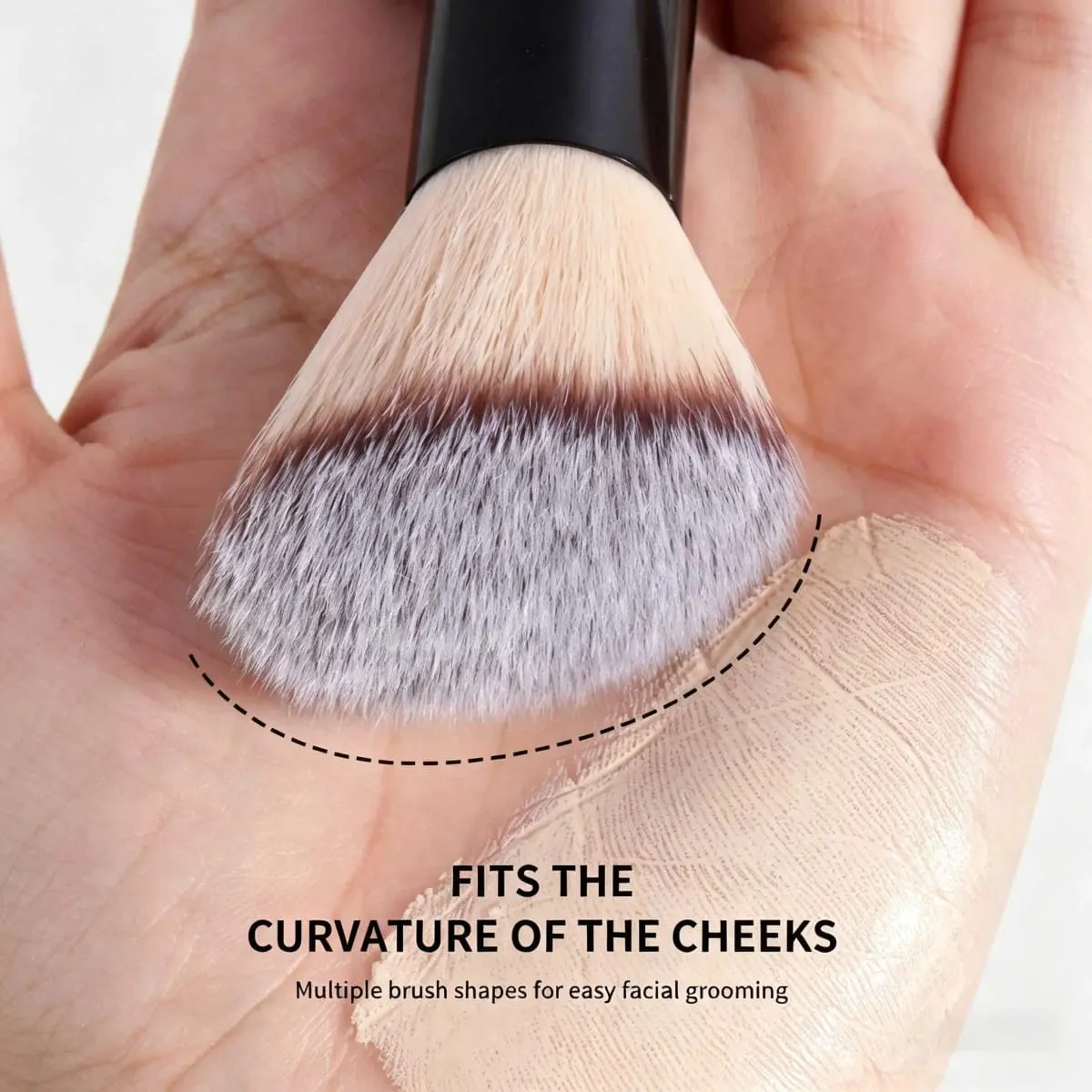 14Pcs Complete Makeup Brush Set Soft Synthetic Hair Foundation Blush Loose Powder Concealer Contour Blending Brushes Portable Tr — image 4