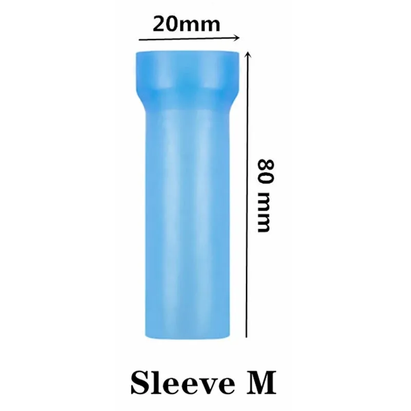 S/M/L Silicone Glans Protector Cap Mainan Seks Lengan Kemaluan Pembesaran Batang Pembesaran Lengan Pengusung Untuk Bekalan Dewasa Zakar — image 8
