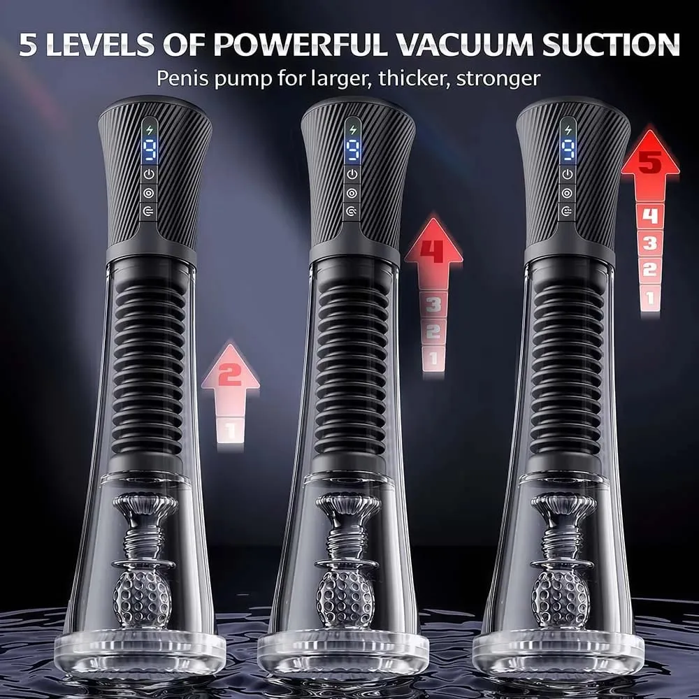 APP Control Electric Penis Pump for Men IPX7 Waterproof Male Masturbator Automatic Control Vacuum Suction Massager Adult Sex Toy — image 2