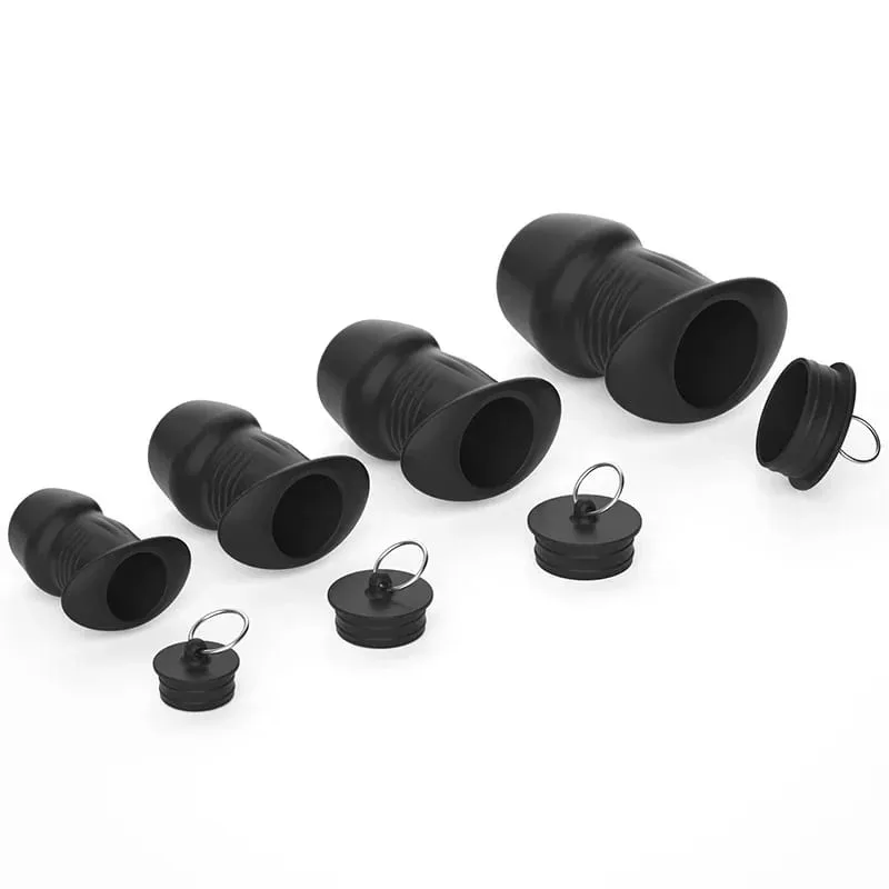 Hollow Silicone Anal Bead Butt Plug Anus Dilator Tunnel Expansion Enema Prostate Massage Mga Sex Toys para sa Babae Mga Lalaki Masturbesyon — image 2
