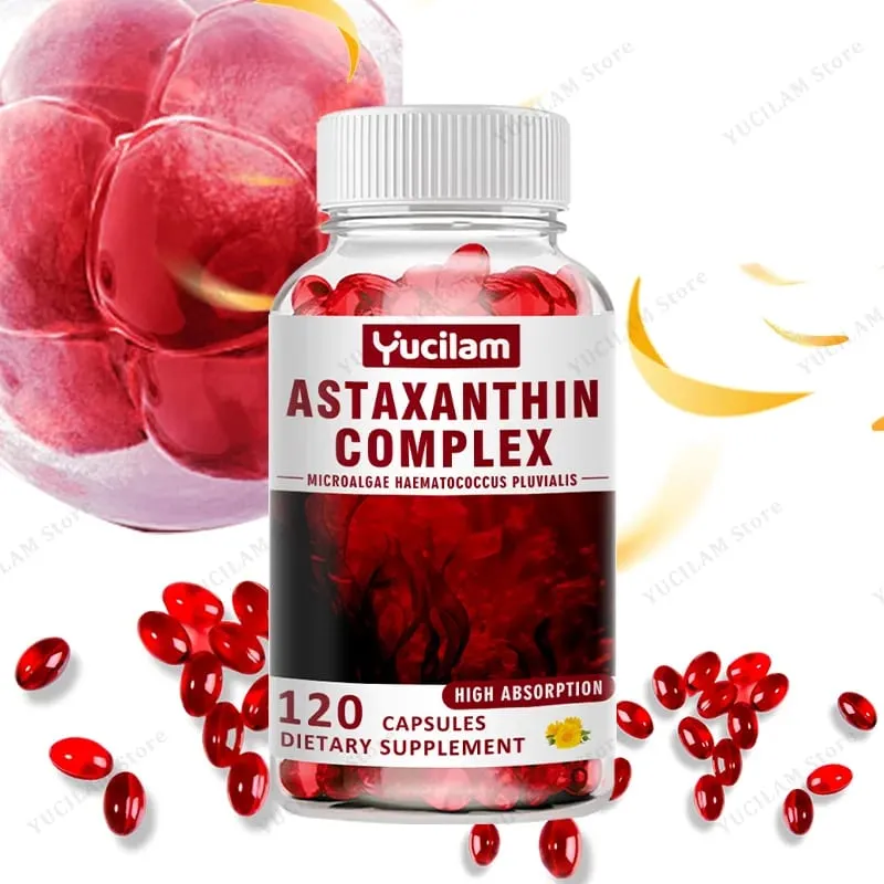 Astaxanthin Supplements 24mg - Support Skin Antioxidant & Eye Normal Joint & Immune System Health