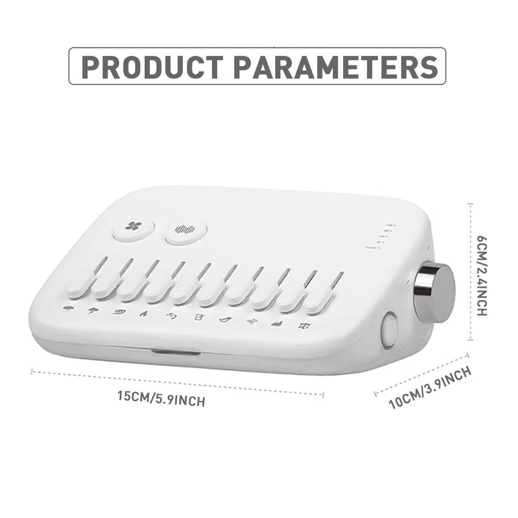 1pc Mini Sleep Sound Machine 10 Soothing Nature Sounds Portable Mini Sleep Sound Machine Noise Cancelling — image 6