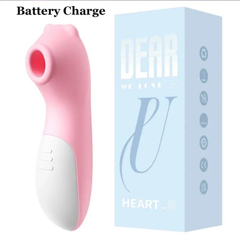 Sucker Clitoris Sucking Vibrator Female Clit Nipple Oral Vacuum Stimulator Massager Sex Toys Adults Goods for Women Masturbator — image 8