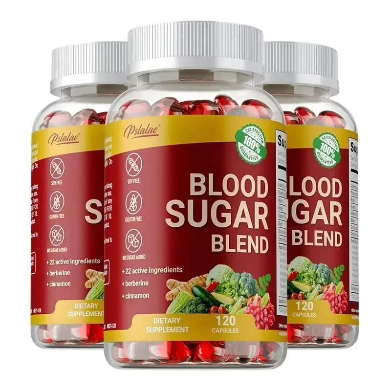 Blood Sugar Blend Capsules - Balanced Blood Sugar Metabolism Improves Hypoglycemia Increases Energy Improves Vitality — image 8