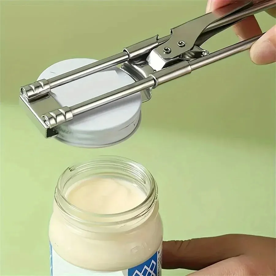 1/2Pcs Heavy Duty Stainless Steel Adjustable Multi Function Labor Saving Bottle Jar Can Opener Easy Grip Kitchen Tool Accessorie — image 5