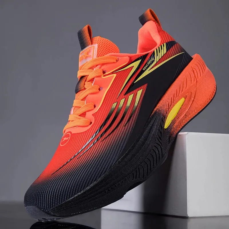 Marathon Running Shoes Men Carbon Board Air Cushion Sports Breathable Lightweight Women's Comfortable Athletic Nonskid Sneakers — image 8