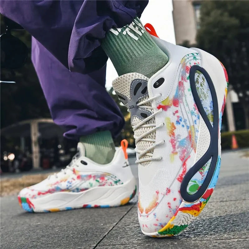 Men's Basketball Shoes Breathable Cushioning Non-Slip Wearable Runing Shoes Gym Training Athletic Basketball Sneakers for Women — image 5