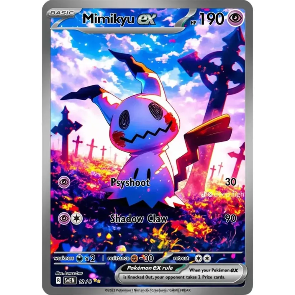 TCG Collection Cards Mimiku DIY High Quality Self Made Single Card Classic Game Anime Card Gift Toy — image 4