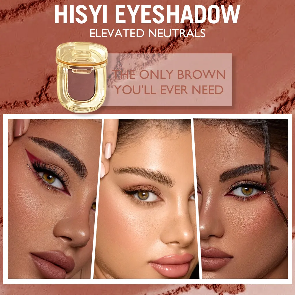 Matte Single Eyeshadow — Brown for Eye Brightening & Face Conceal Long-Lasting Waterproof Easy Blend Multi-Look Xmas & Winter — image 3