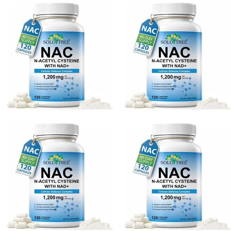 NAC 1150mg NAD+ 50mg Capsules Cellular Defense Complex for Antioxidant Support Immune Health & Energy Production Non‑GMO 120 Ct — image 10