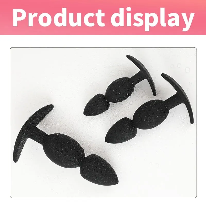 Silicone Wearable Anal Plug Anal Beads Dildo Butt Plug Prostate Massager For Beginners Experienced Adults Sex Toys Anal Dilator