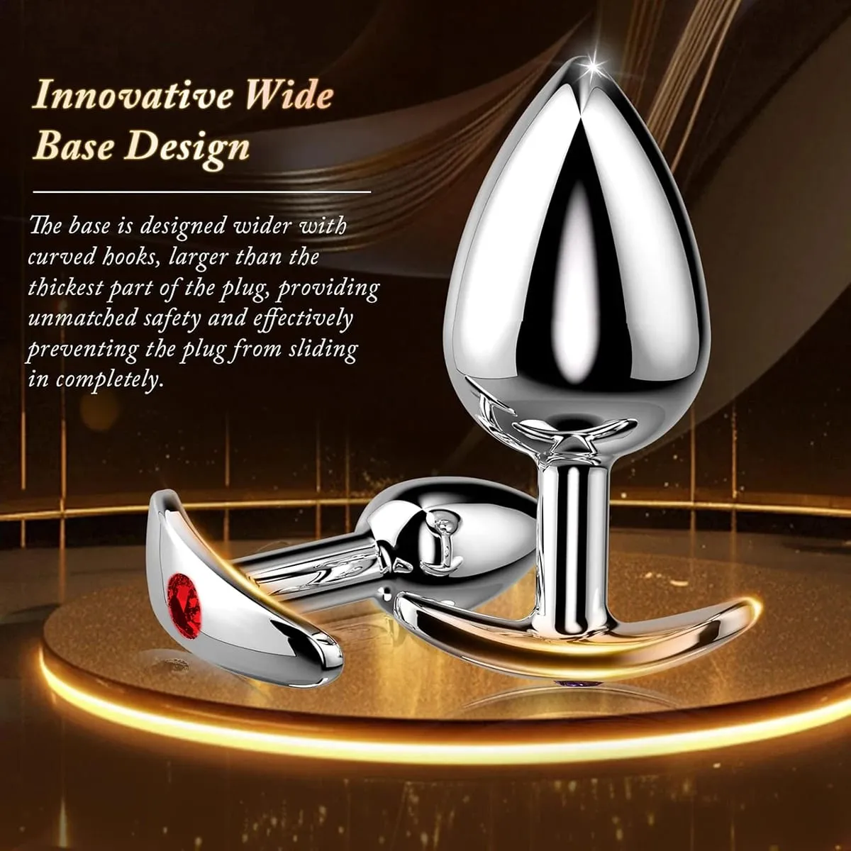 4 Sizes Metal Outdoor Anal Plug Stainless Steels Anchor Base Butt Plug Prostate Massager Anal Masturbator Dildos Adult Sex Toys — image 6