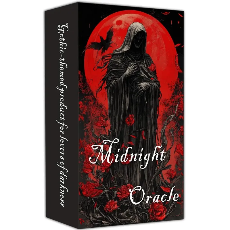 Midnight Oracle Card Deck Gothic Dark Fantasy Themed Cards Includes Paper Instructions Perfect for Enthusiasts & Collectors