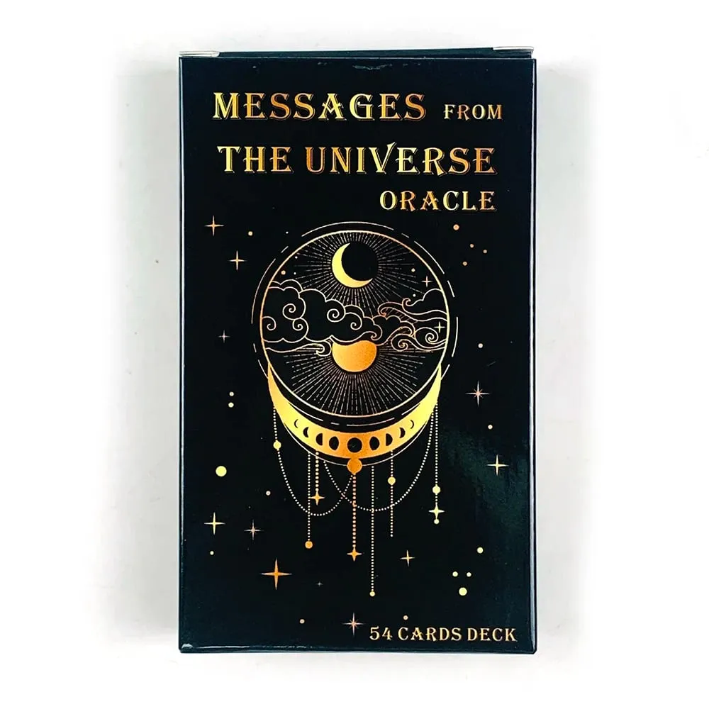 Messages From The Universe Oracle Cards 54 English Version Divination Spiritual Guidance & Daily Inspiration Cards for Beginners