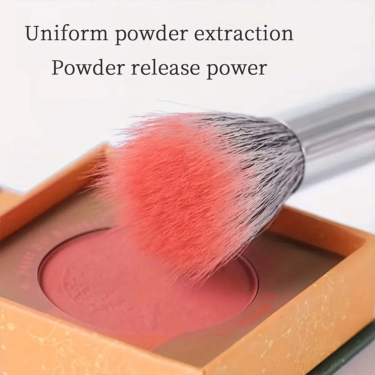 2 PCS Multitask Makeup Brush Professional Blush Contour Brush Soft Synthetic Fiber Make Up Brushes — image 4