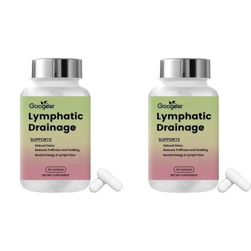 Googeer Lymphatic Support Capsules with Diosmin Hesperidin Horse Chestnut Bromelain Butcher's Broom Daily Wellness 60 Capsules — image 8