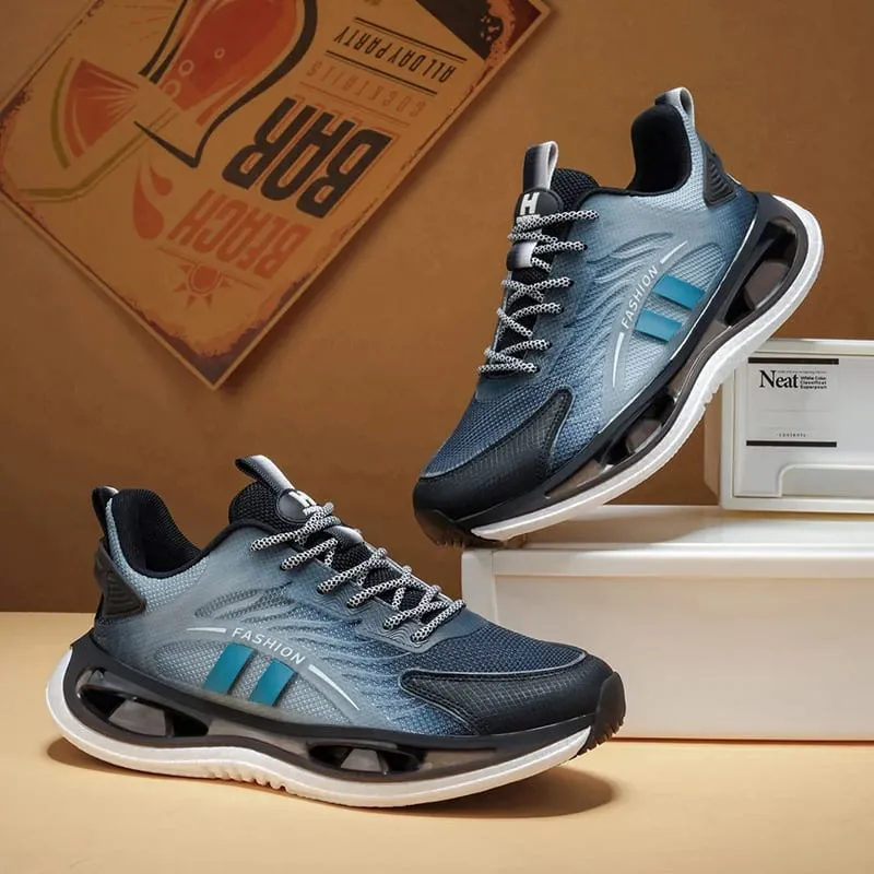 Men's lightweight outdoor racing running shoes spring summer new soft-sole casual sneakers student breathable speed sports shoes — image 5